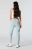 Distressed High Rise Light Wash Mom Jean sold by Charlotte Russe