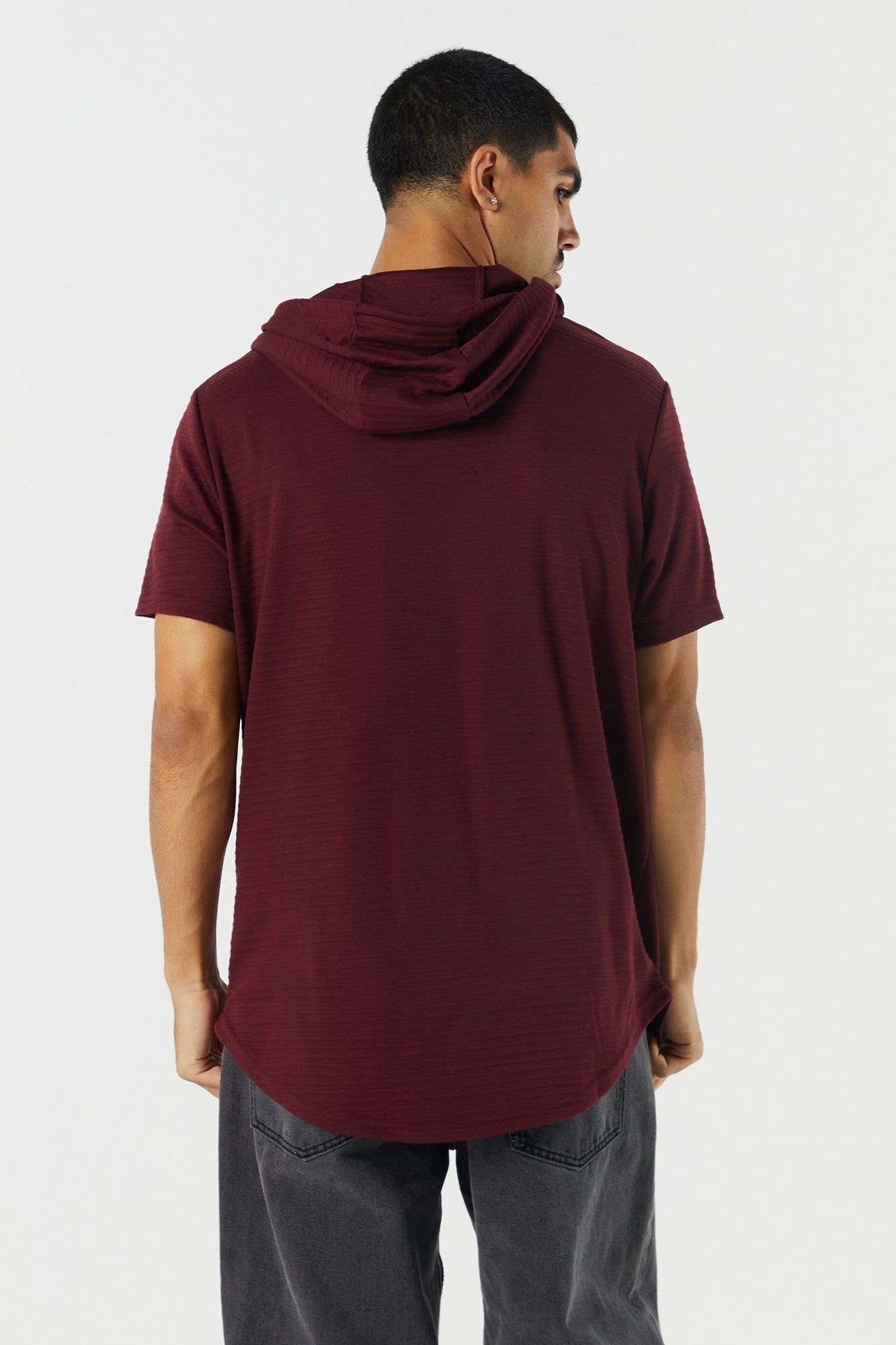 Coloured Short Sleeve Hoodie sold by Charlotte Russe product image thumbnail 5