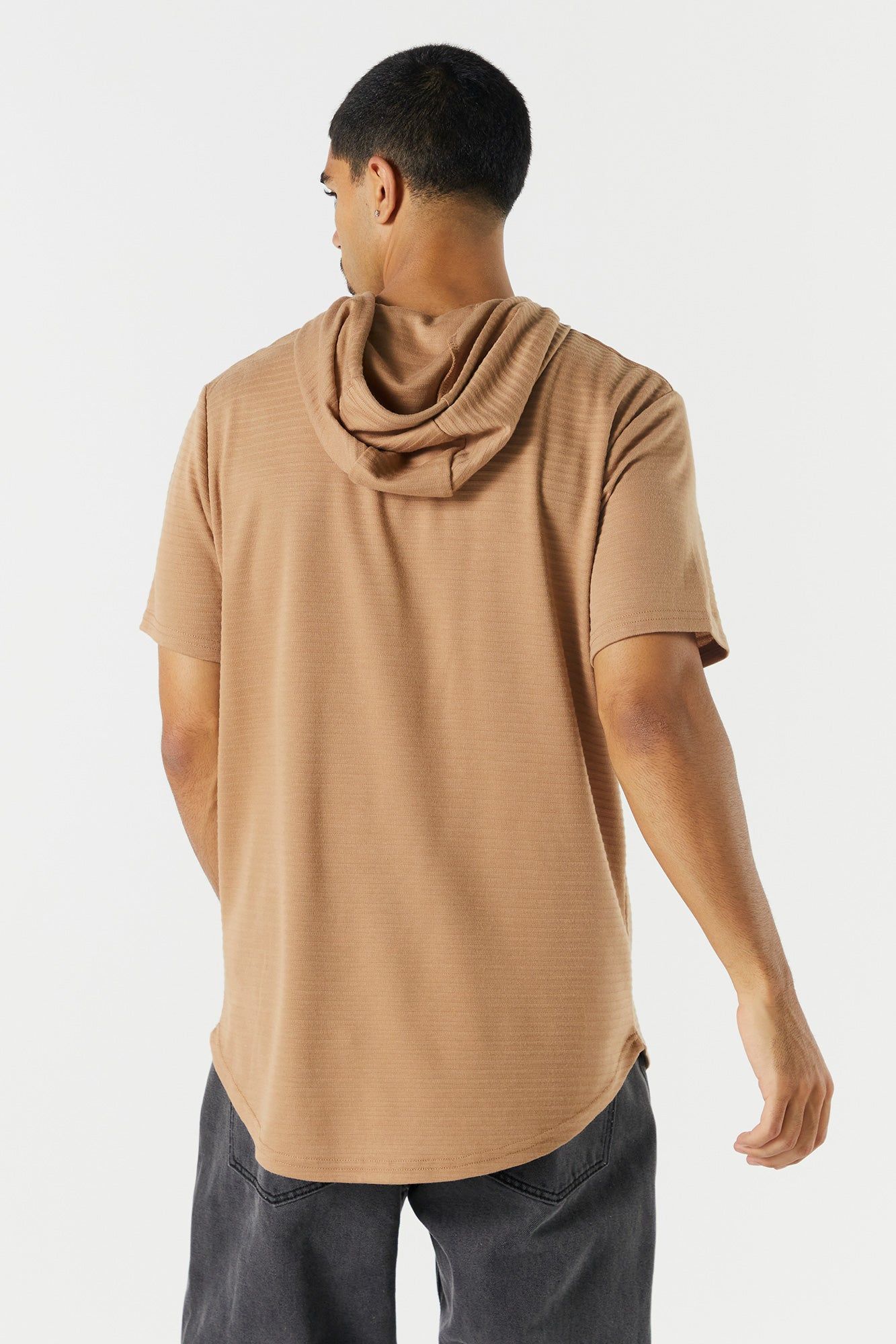 Coloured Short Sleeve Hoodie sold by Charlotte Russe product image thumbnail 2