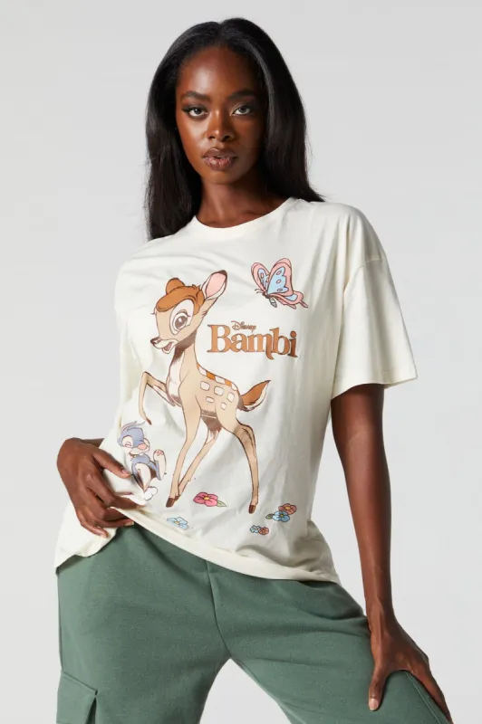 Bambi Graphic Boyfriend T-Shirt sold by Charlotte Russe