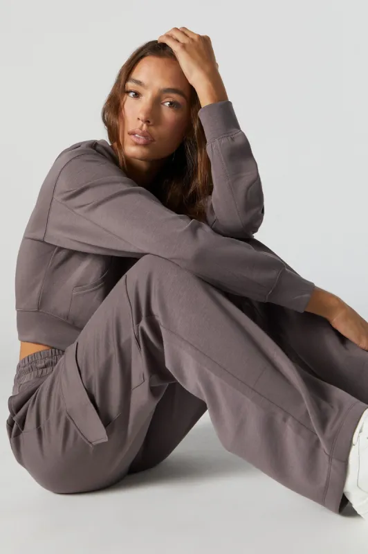 Active Wide Leg Cargo Pant sold by Charlotte Russe