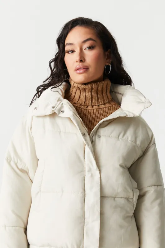 Ribbed Turtleneck Scarf sold by Charlotte Russe
