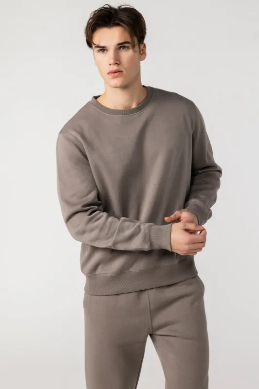 Solid Fleece Sweatshirt sold by Charlotte Russe