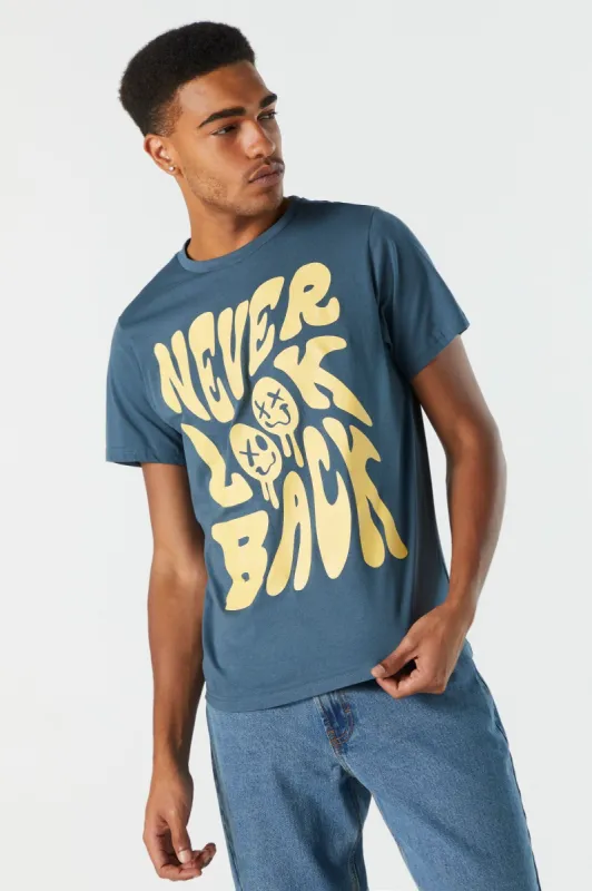 Never Look Back Graphic T-Shirt sold by Charlotte Russe