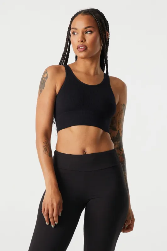Seamless V-Back Bralette sold by Charlotte Russe