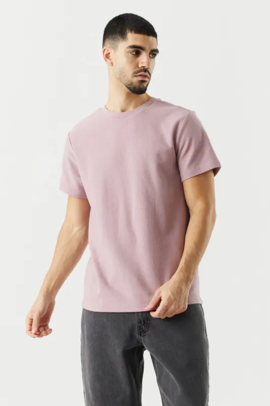 Basic Textured T-Shirt sold by Charlotte Russe