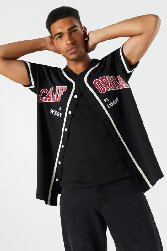 California Graphic Baseball Jersey sold by Charlotte Russe