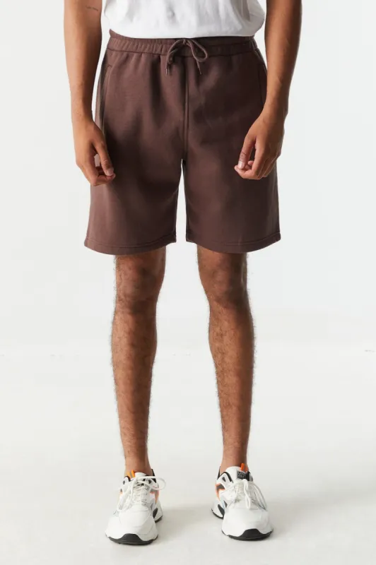 Everyday Basic Brown Fleece Short sold by Charlotte Russe