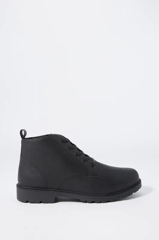 Faux Leather Chukka Boot sold by Charlotte Russe