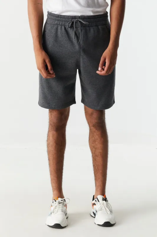 Everyday Basic Charcoal Fleece Short sold by Charlotte Russe