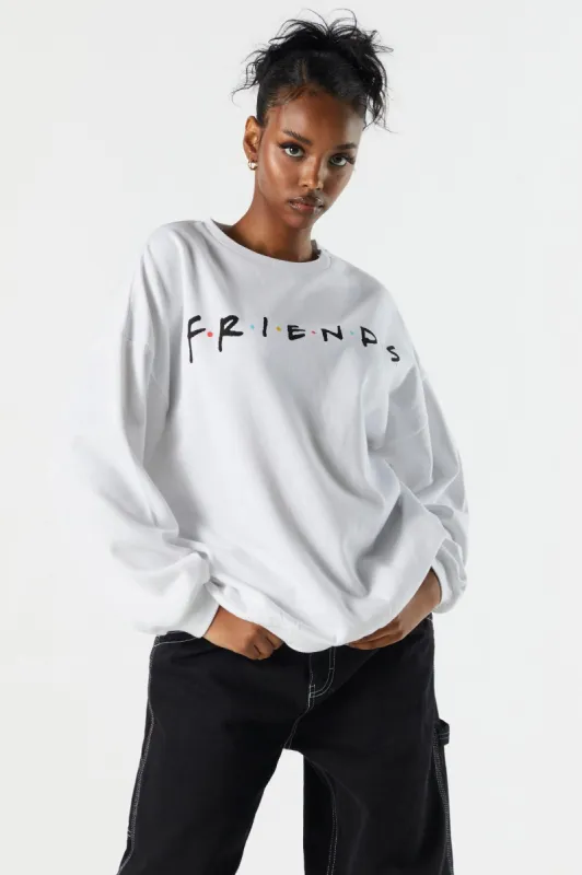 Friends Graphic Fleece Sweatshirt sold by Charlotte Russe