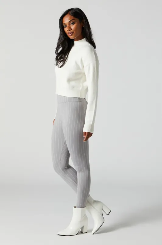 Plaid Print Back Pocket Legging sold by Charlotte Russe