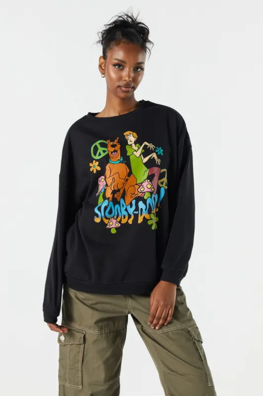 Scooby Doo Graphic Fleece Sweatshirt sold by Charlotte Russe