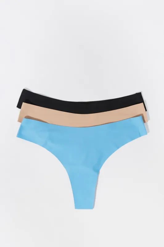 No Show Thong (3 Pack) sold by Charlotte Russe