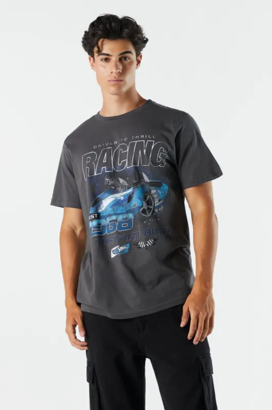 Racing Graphic T-Shirt sold by Charlotte Russe