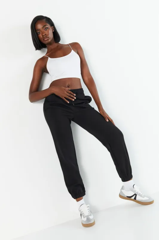 Neutral Everyday Fleece Jogger sold by Charlotte Russe