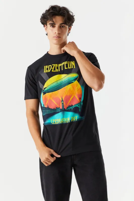 Led Zeppelin Celebration Day Graphic T-Shirt sold by Charlotte Russe