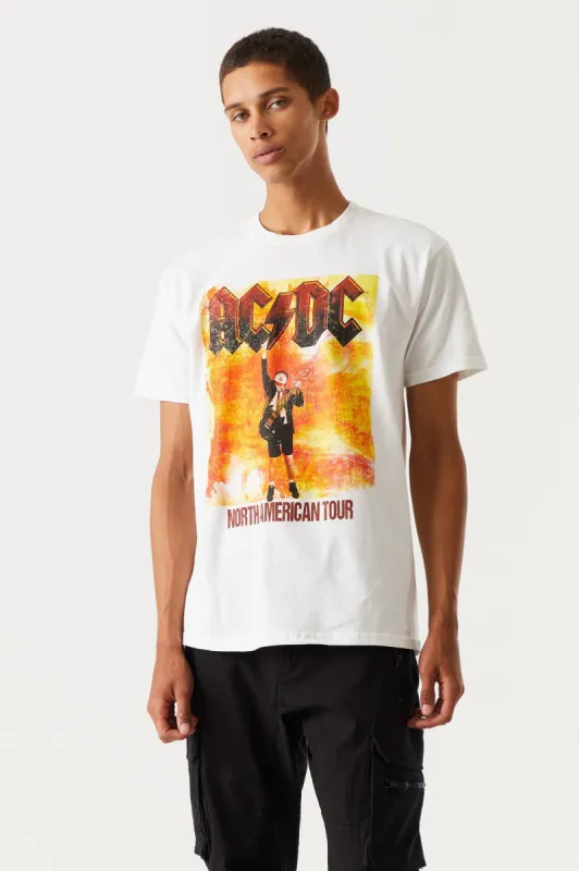 AC/DC Tour Graphic T-Shirt sold by Charlotte Russe
