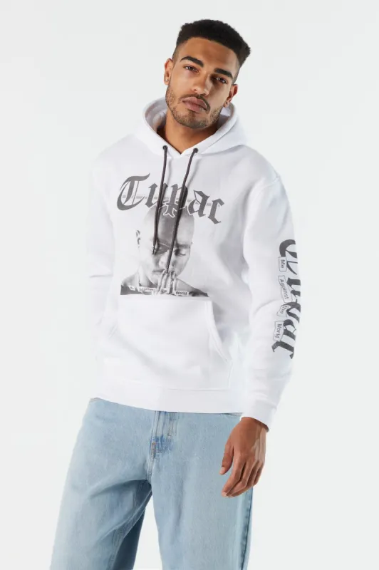Tupac Graphic Fleece Hoodie made by Charlotte Russe