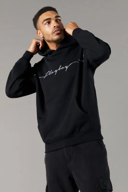 Playboy Graphic Fleece Hoodie sold by Charlotte Russe