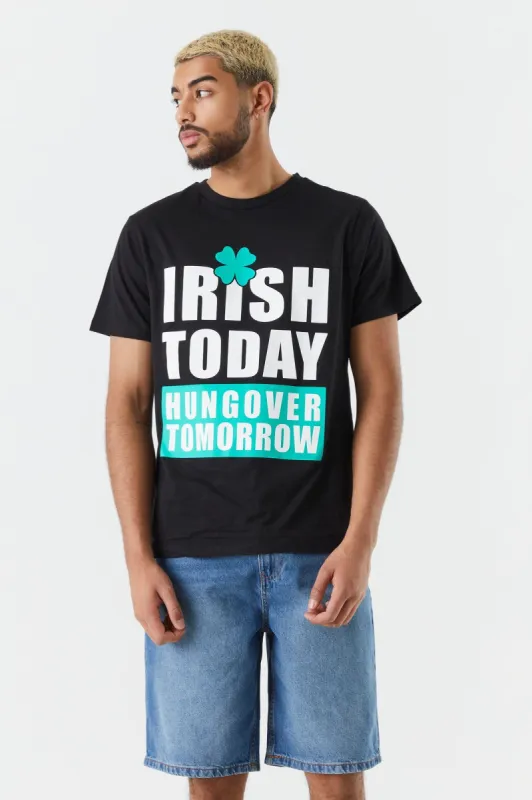St Patrick's Day Irish Today Graphic T-Shirt sold by Charlotte Russe