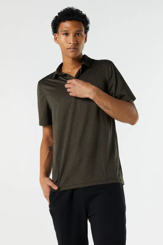 Solid Polo Shirt sold by Charlotte Russe