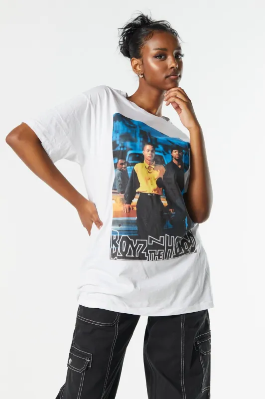 Boys N The Hood Graphic Boyfriend T-Shirt sold by Charlotte Russe