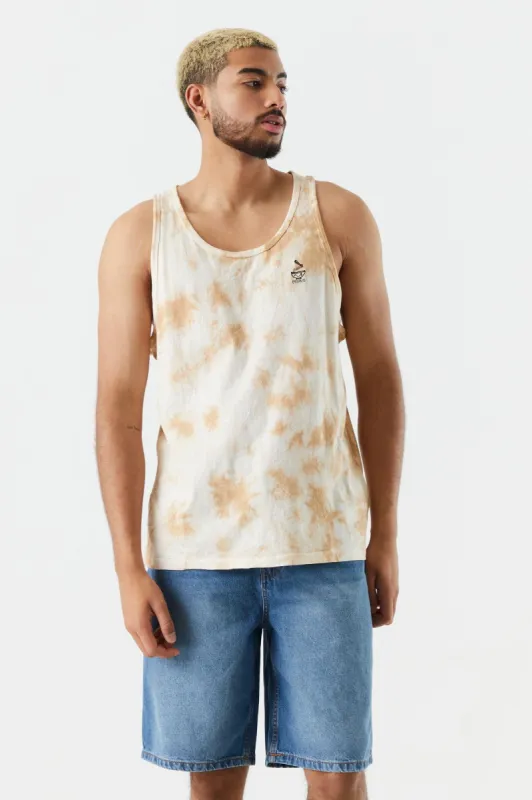 Tie Dye Tokyo Embroidered Tank sold by Charlotte Russe