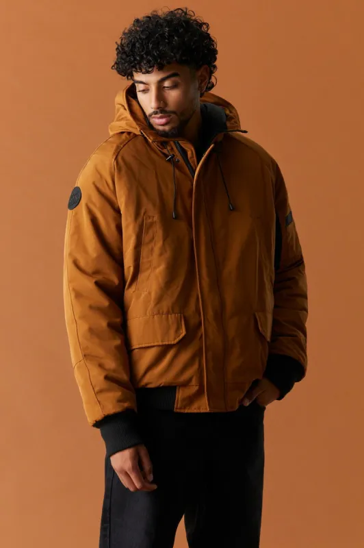 Puffer Bomber Jacket sold by Charlotte Russe