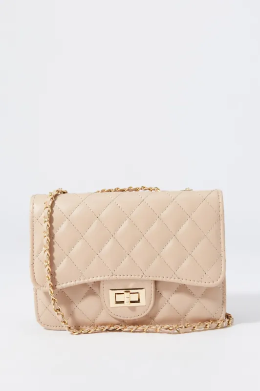 Quilted Crossbody Purse sold by Charlotte Russe