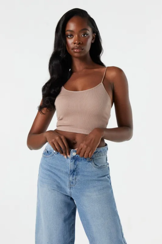 Seamless Ribbed Bungee Cami sold by Charlotte Russe