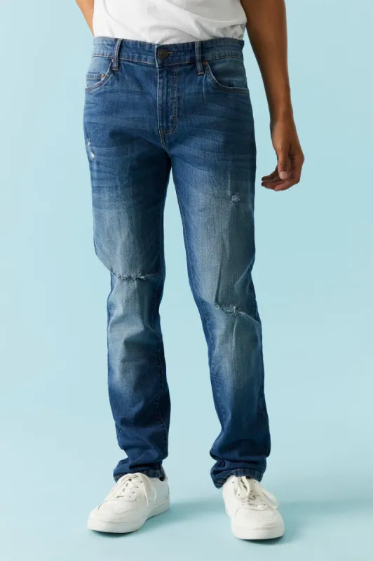 Medium Distressed Wash Skinny Jean sold by Charlotte Russe