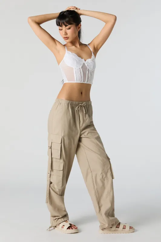 Colored Utility Cargo Jogger sold by Charlotte Russe