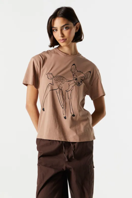 Bambi Graphic Boyfriend T-Shirt sold by Charlotte Russe