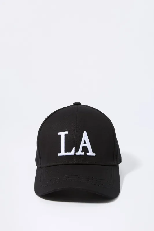 LA Embroidered Baseball Hat sold by Charlotte Russe