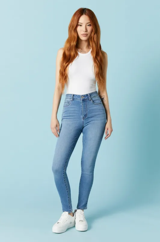 Miami Medium Wash Skinny Jean sold by Charlotte Russe
