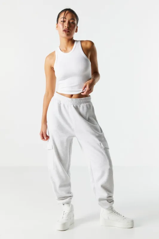 Fleece Cargo Jogger sold by Charlotte Russe