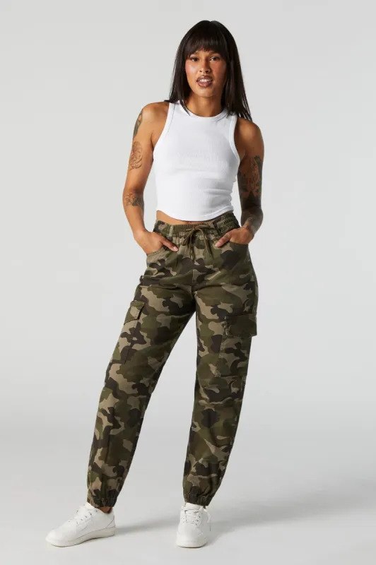 Camo Cargo Jogger sold by Charlotte Russe
