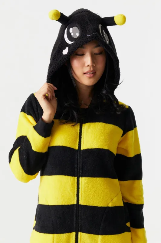 Plush 3D Bee Onesie sold by Charlotte Russe