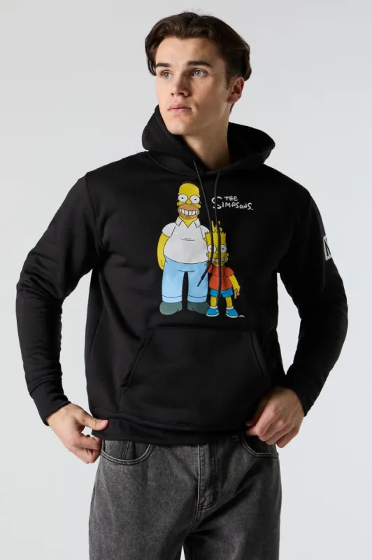 The Simpsons Graphic Fleece Hoodie sold by Charlotte Russe