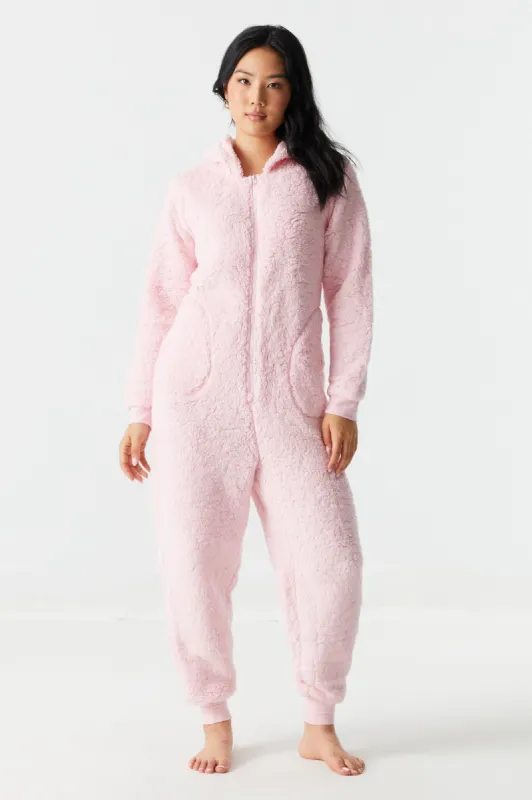Sherpa Pig Onesie sold by Charlotte Russe