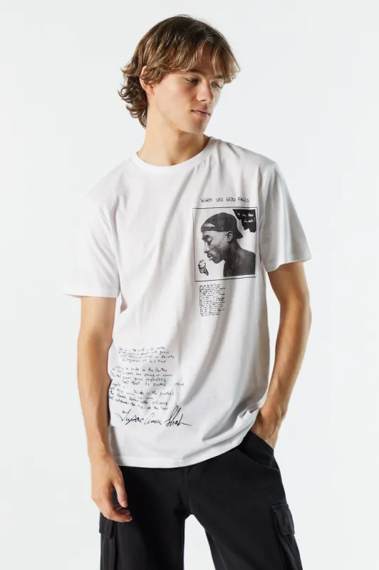 Tupac Signature Graphic T-Shirt sold by Charlotte Russe