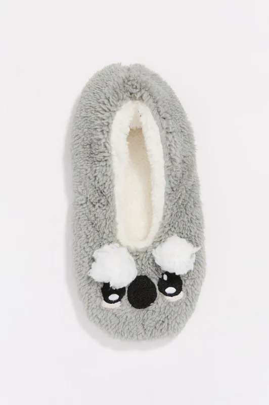 Koala Critter Sherpa Ballerina Slipper sold by Charlotte Russe
