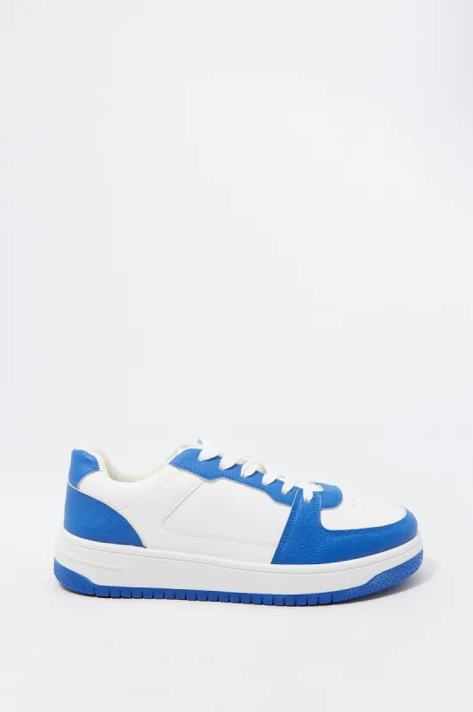 Original Lace-Up Colour Block Platform Sneaker sold by Charlotte Russe
