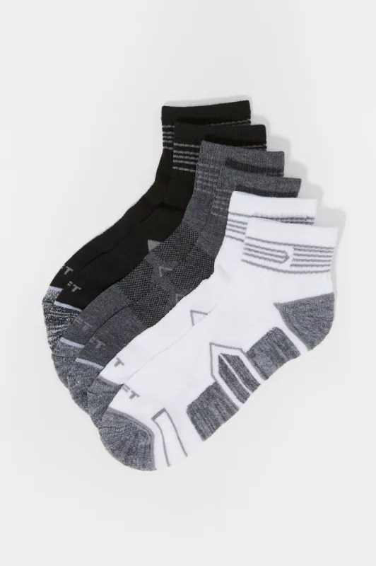 Athletic U5 Fit Ankle Socks (6 Pack) sold by Charlotte Russe
