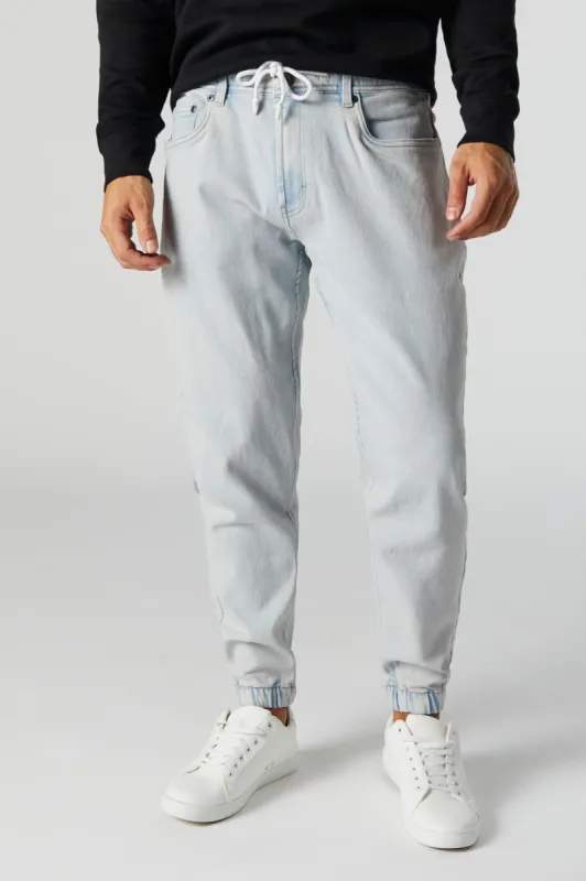 Drawstring Denim Jogger sold by Charlotte Russe