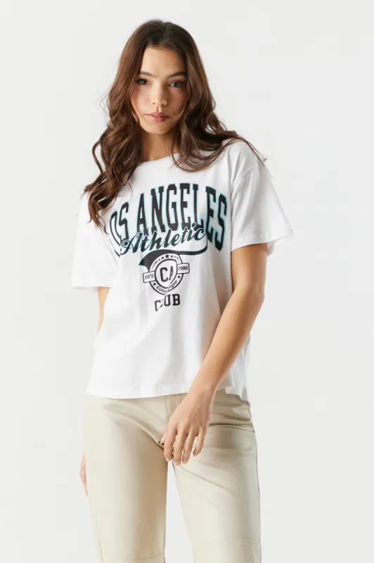 Los Angeles Athletics Graphic Boyfriend T-Shirt sold by Charlotte Russe