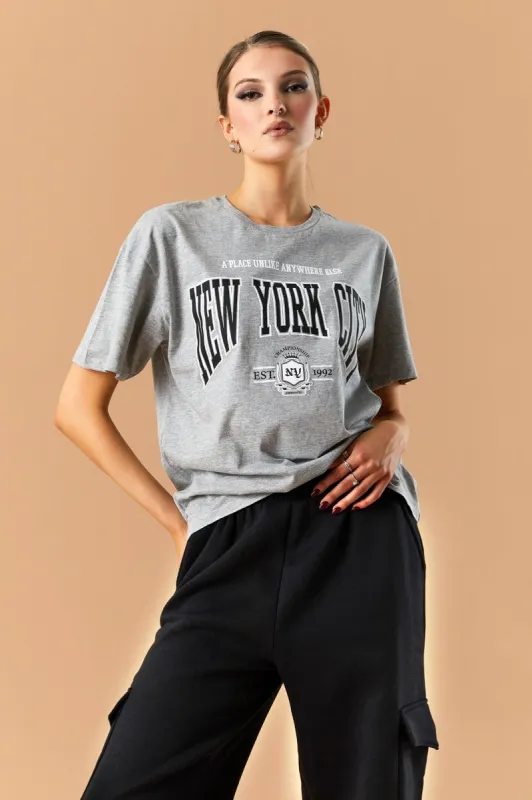 New York City Graphic Boyfriend T-Shirt sold by Charlotte Russe