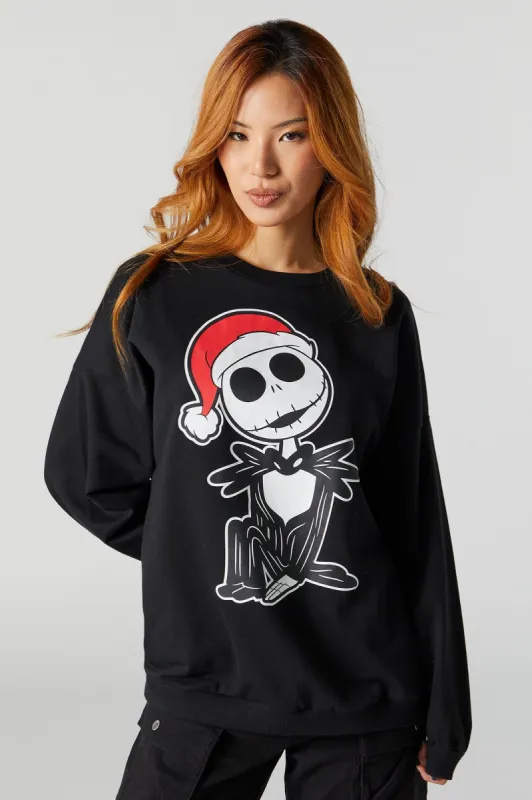 Sandy Claws Graphic Fleece Sweatshirt sold by Charlotte Russe