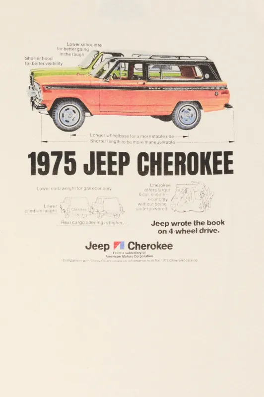 1975 Jeep Cherokee Graphic Boyfriend T-Shirt sold by Charlotte Russe